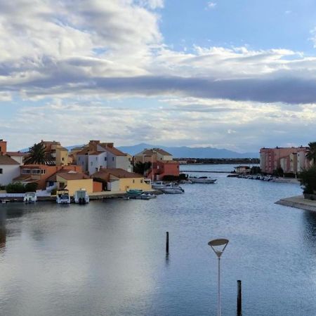 Studio Avec Vue Sublime Sur L'Etang Et Les Montagnes Catalanes Le Barcarès Exteriör bild